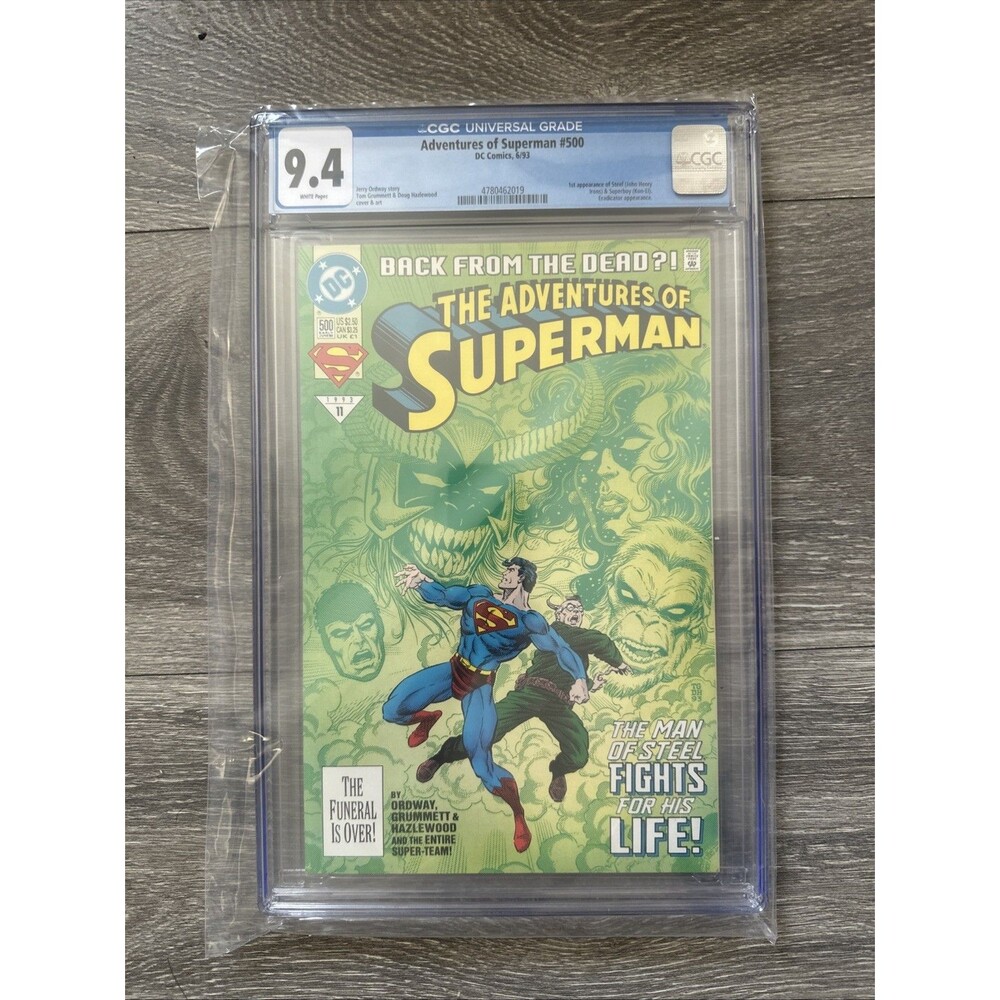 Adventures Of Superman 500 CGC 9.4 6/93 DC Comics Collectible Comic